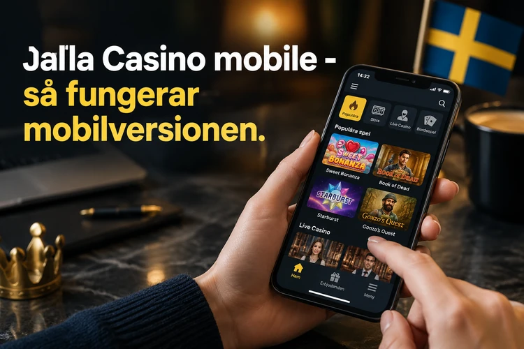 Jalla Casino mobile - så fungerar mobilversionen