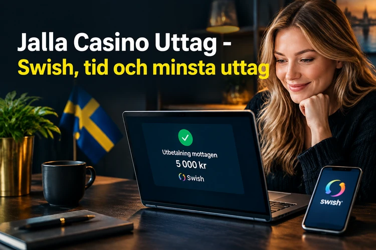 Jalla Casino Uttag - Swish, tid och minsta uttag