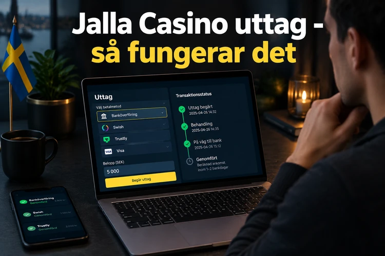 Jalla Casino uttag - så fungerar det