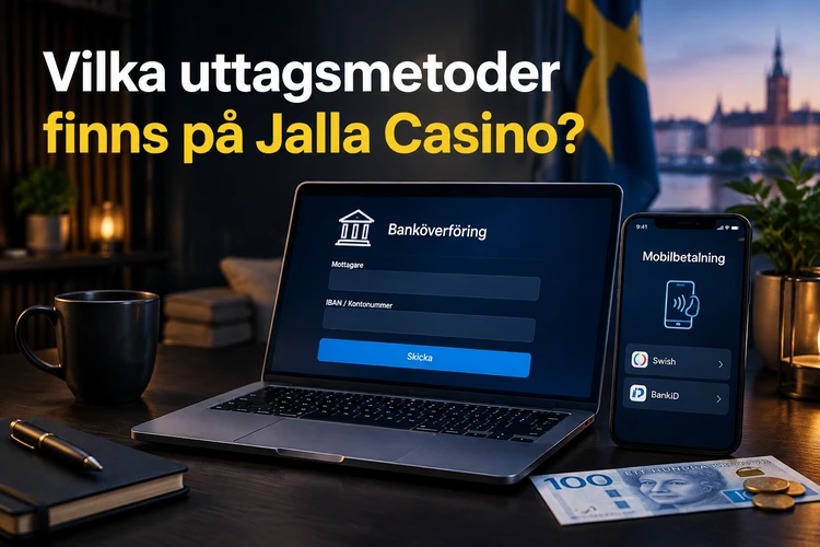 Vilka uttagsmetoder finns på Jalla Casino?